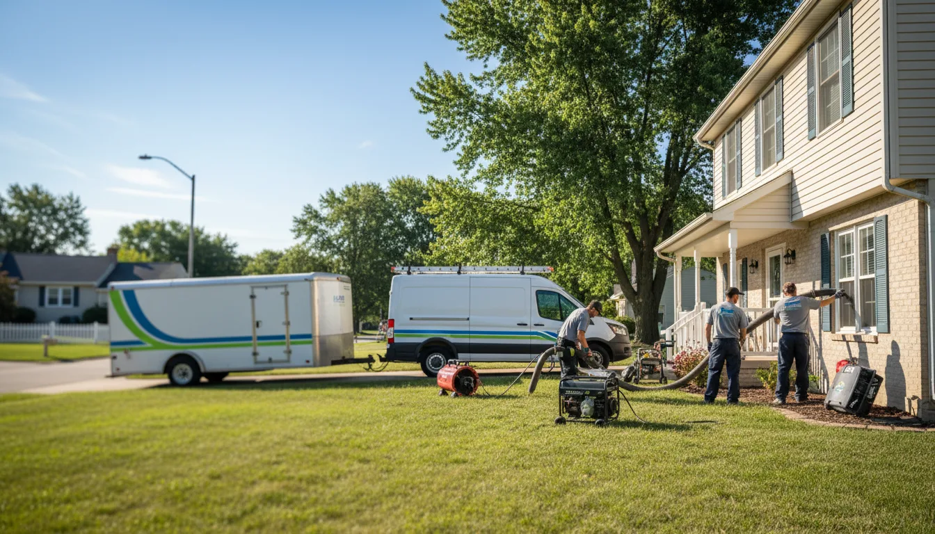 Flooded Basement Restoration And Cleanup With Repair in Spring Hill, KS near me